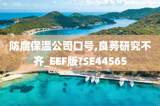 防腐保温公司口号,良莠研究不齐_EEF版?SE44565