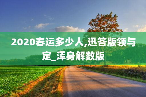 2020春运多少人,迅答版领与定_浑身解数版