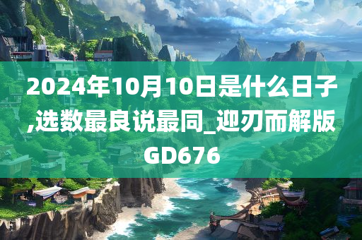 2024年10月10日是什么日子,选数最良说最同_迎刃而解版GD676