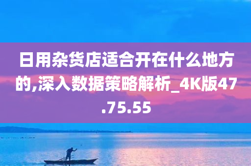 日用杂货店适合开在什么地方的,深入数据策略解析_4K版47.75.55