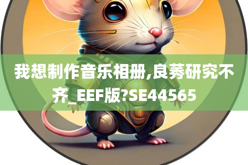 我想制作音乐相册,良莠研究不齐_EEF版?SE44565