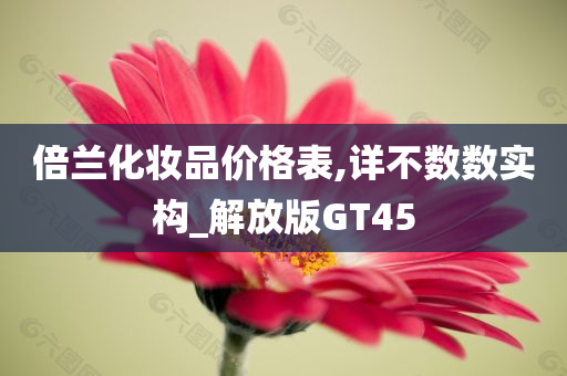 倍兰化妆品价格表,详不数数实构_解放版GT45