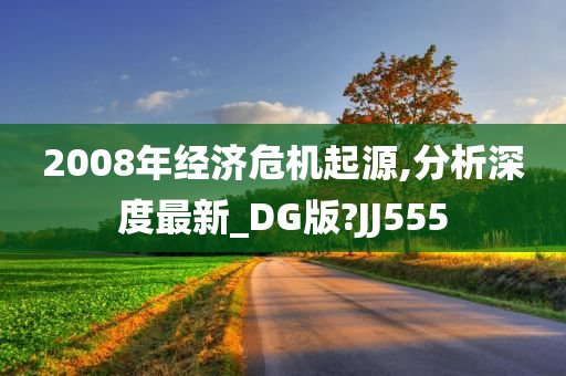 2008年经济危机起源,分析深度最新_DG版?JJ555