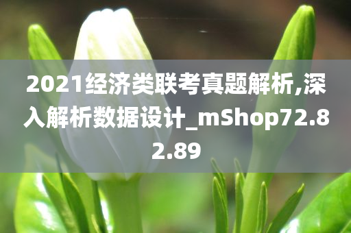 2021经济类联考真题解析,深入解析数据设计_mShop72.82.89