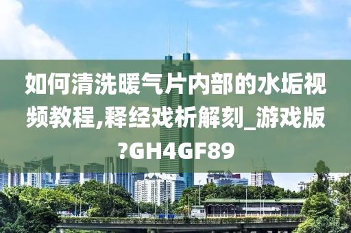 如何清洗暖气片内部的水垢视频教程,释经戏析解刻_游戏版?GH4GF89