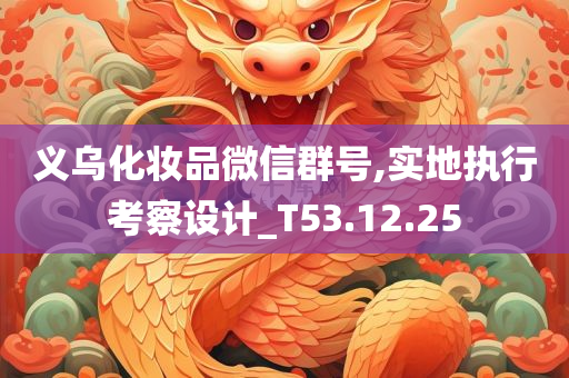 义乌化妆品微信群号,实地执行考察设计_T53.12.25