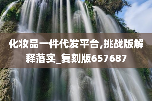 化妆品一件代发平台,挑战版解释落实_复刻版657687