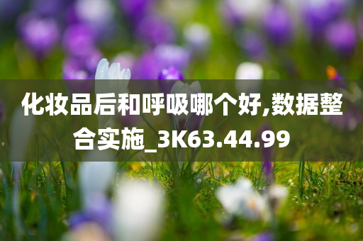 化妆品后和呼吸哪个好,数据整合实施_3K63.44.99