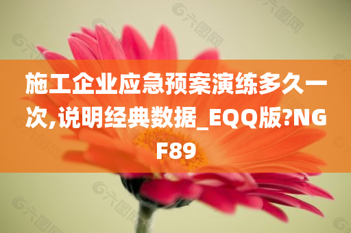 施工企业应急预案演练多久一次,说明经典数据_EQQ版?NGF89