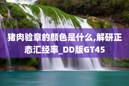 猪肉验章的颜色是什么,解研正态汇经率_DD版GT45