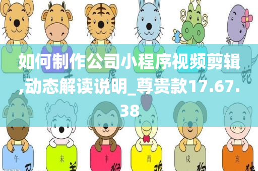 如何制作公司小程序视频剪辑,动态解读说明_尊贵款17.67.38