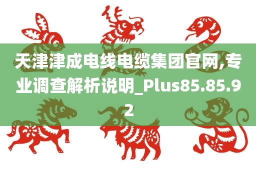 天津津成电线电缆集团官网,专业调查解析说明_Plus85.85.92