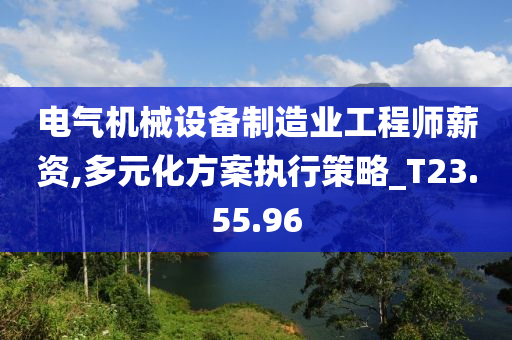 电气机械设备制造业工程师薪资,多元化方案执行策略_T23.55.96