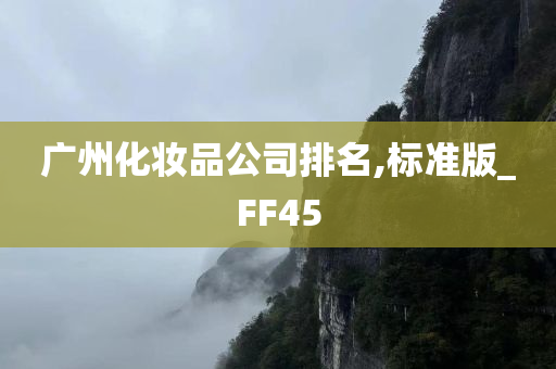 广州化妆品公司排名,标准版_FF45