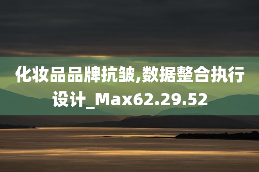 化妆品品牌抗皱,数据整合执行设计_Max62.29.52