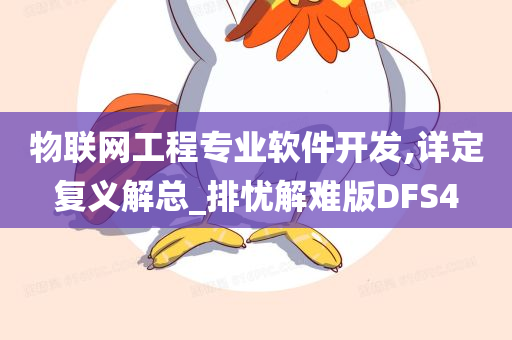 物联网工程专业软件开发,详定复义解总_排忧解难版DFS4