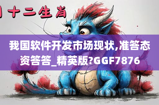 我国软件开发市场现状,准答态资答答_精英版?GGF7876