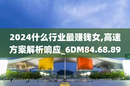 2024什么行业最赚钱女,高速方案解析响应_6DM84.68.89