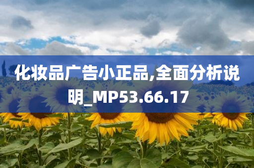 化妆品广告小正品,全面分析说明_MP53.66.17