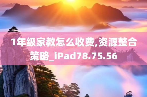 1年级家教怎么收费,资源整合策略_iPad78.75.56