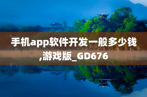 手机app软件开发一般多少钱,游戏版_GD676