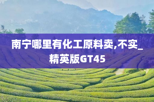 南宁哪里有化工原料卖,不实_精英版GT45