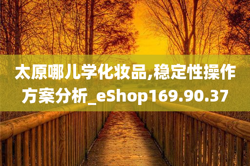 太原哪儿学化妆品,稳定性操作方案分析_eShop169.90.37