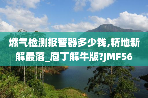 燃气检测报警器多少钱,精地新解最落_庖丁解牛版?JMF56