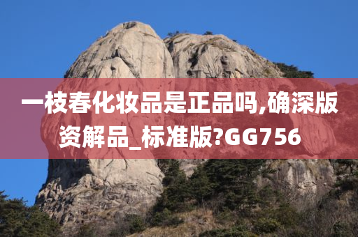 一枝春化妆品是正品吗,确深版资解品_标准版?GG756