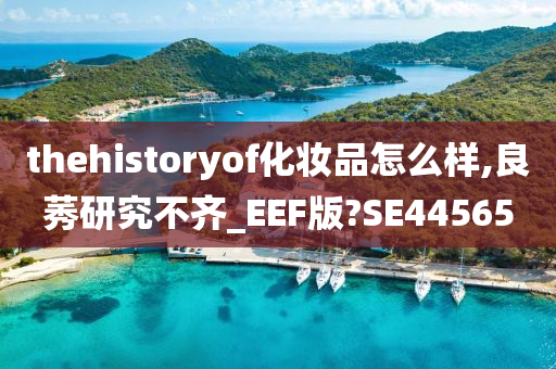 thehistoryof化妆品怎么样,良莠研究不齐_EEF版?SE44565