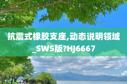 抗震式橡胶支座,动态说明领域_SWS版?HJ6667