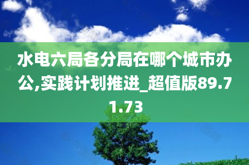 水电六局各分局在哪个城市办公,实践计划推进_超值版89.71.73