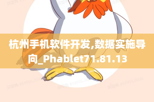 杭州手机软件开发,数据实施导向_Phablet71.81.13