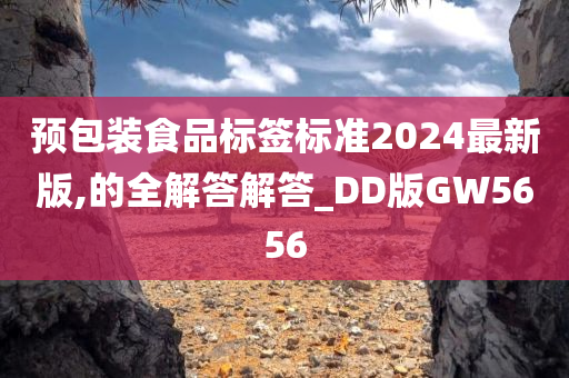 预包装食品标签标准2024最新版,的全解答解答_DD版GW5656