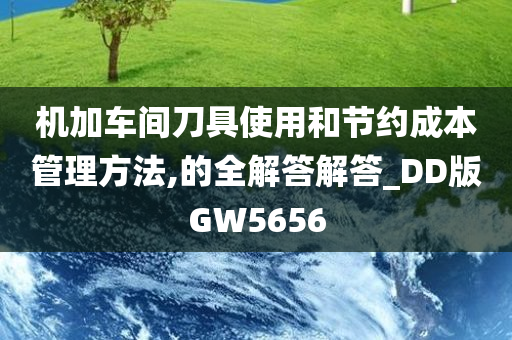 机加车间刀具使用和节约成本管理方法,的全解答解答_DD版GW5656