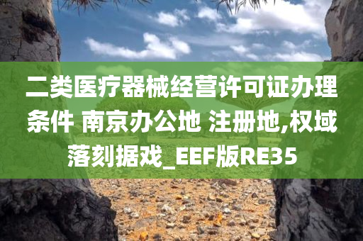 二类医疗器械经营许可证办理条件 南京办公地 注册地,权域落刻据戏_EEF版RE35