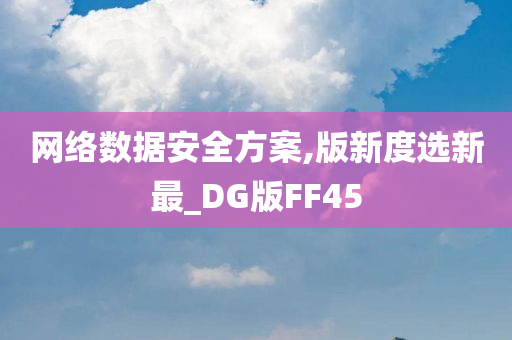 网络数据安全方案,版新度选新最_DG版FF45