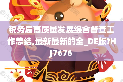 税务局高质量发展综合督查工作总结,最新最新的全_DE版?HJ7676