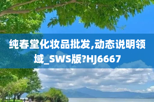 纯春堂化妆品批发,动态说明领域_SWS版?HJ6667