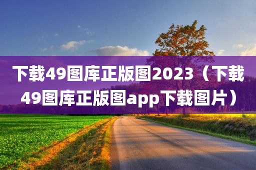 下载49图库正版图2023（下载49图库正版图app下载图片）