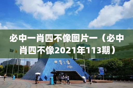 必中一肖四不像图片一（必中肖四不像2021年113期）