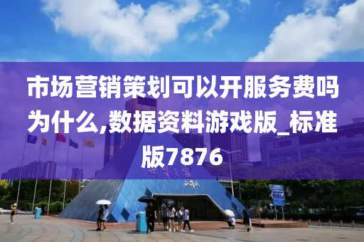 市场营销策划可以开服务费吗为什么,数据资料游戏版_标准版7876