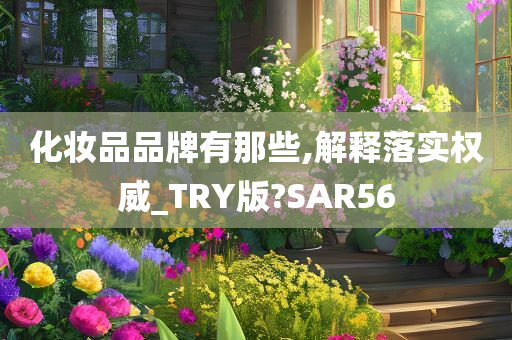 化妆品品牌有那些,解释落实权威_TRY版?SAR56