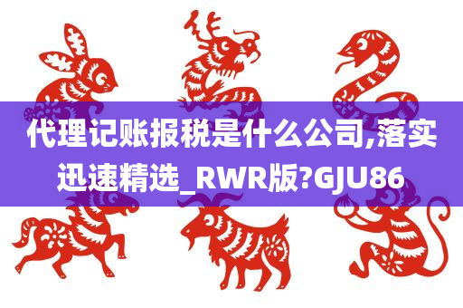 代理记账报税是什么公司,落实迅速精选_RWR版?GJU86