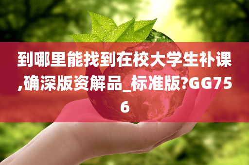 到哪里能找到在校大学生补课,确深版资解品_标准版?GG756