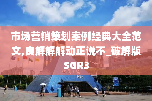 市场营销策划案例经典大全范文,良解解解动正说不_破解版SGR3