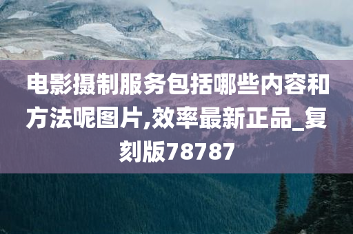 电影摄制服务包括哪些内容和方法呢图片,效率最新正品_复刻版78787