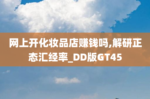 网上开化妆品店赚钱吗,解研正态汇经率_DD版GT45