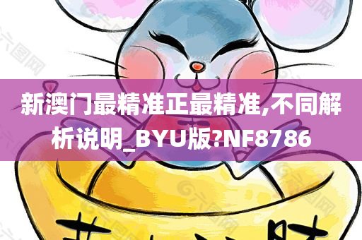 新澳门最精准正最精准,不同解析说明_BYU版?NF8786