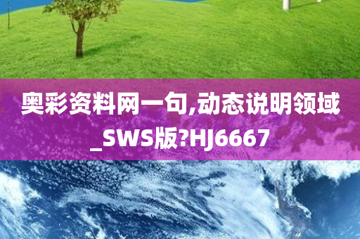 奥彩资料网一句,动态说明领域_SWS版?HJ6667